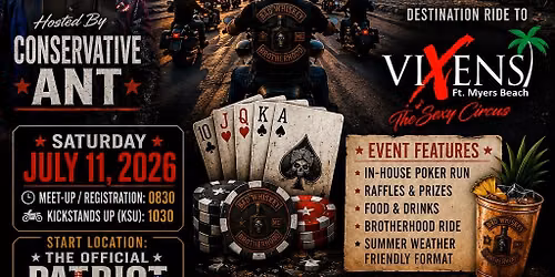 Christmas In July Poker Run Benefiting Lee County Children & PTSD Awareness 