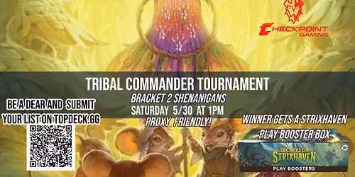 Tribal Commander Tournament - Bracket 2 Shenanigans at Checkpoint 