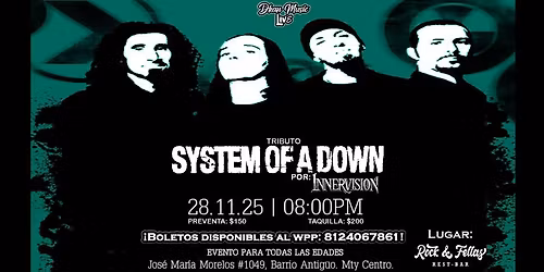 Tributo a System Of A Down por Innervision