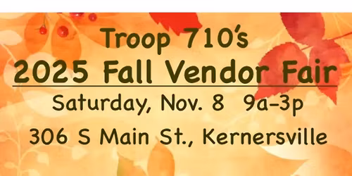 2025 Fall Vendor Fair 