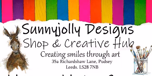 Adults meet and make social arts and crafts groups