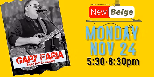 Gary solo @ NEW BEIGE in New Bedford