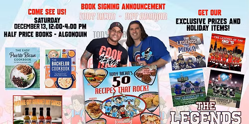 🎉 Book Signing & Meet the Authors! Tony Rican & Roy Adorjan Live at Half Price Books 🎉