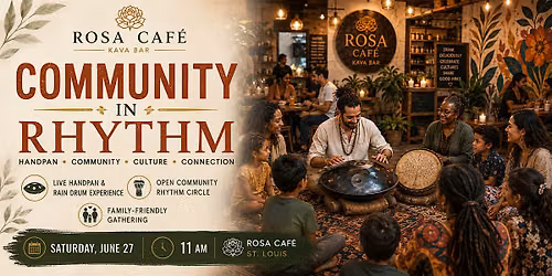 Community in Rhythm: Handpan, Culture & Connection at Rosa Caf\u00e9