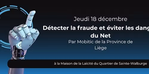 Atelier gratuit : D\u00e9tecter la fraude et \u00e9viter les dangers du Net