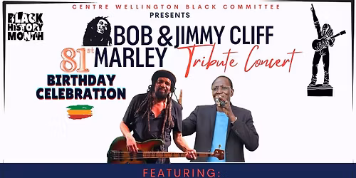 BOB MARLEY & JIMMY CLIFF TRIBUTE CONCERT