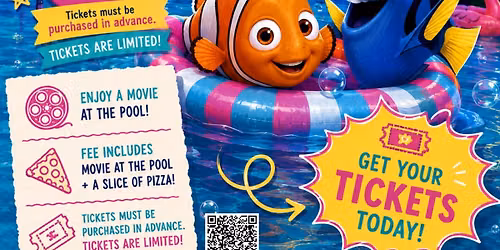 Float & Flick Movie Night: Showing Finding Nemo
