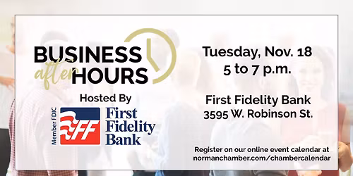 Business After Hours at First Fidelity Bank