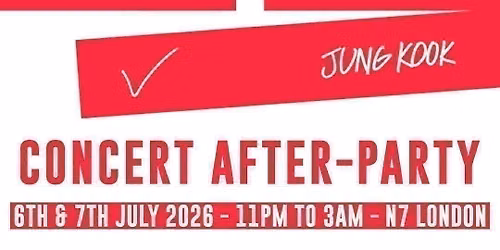BTS CONCERT AFTERPARTY
