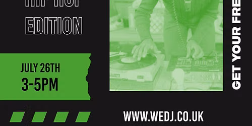 we DJ over 40's DJ Workshop - Hip Hop Edition
