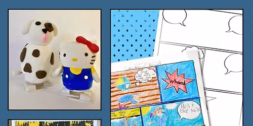 Art Camp Week 8A: Comics Design Lab Summer Art Camp