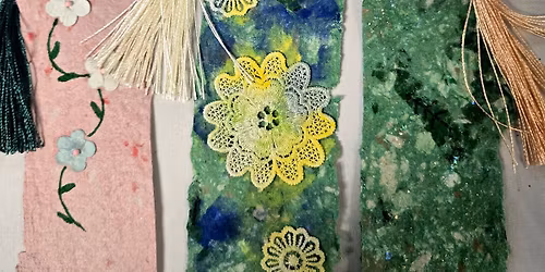 Upcycled Bookmark and Notecard Class