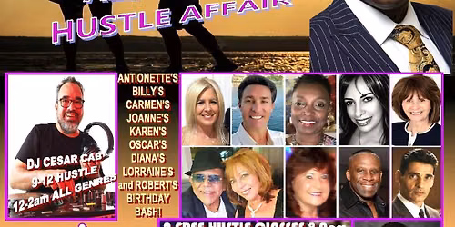 Fri 7\/10--ROBERT CELEBRATIONofLIFE--ALL WHITE HUSTLE--DJ CESAR CAB-2 FREE Classes+FREE Entry\/Parking