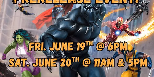 MTG Marvel Super Heroes PreRelease Event