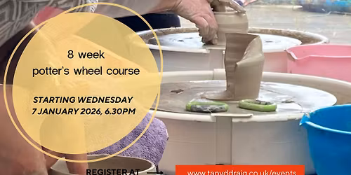8 week potter's wheel course - Wednesday
