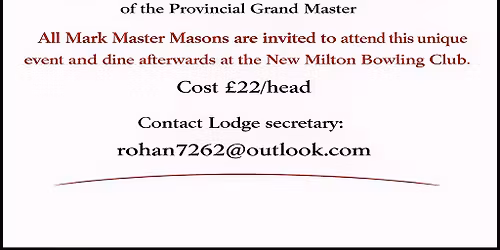 Brocas-Hyrst MMM Lecture Evening!