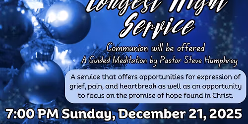2025 Longest Night Service
