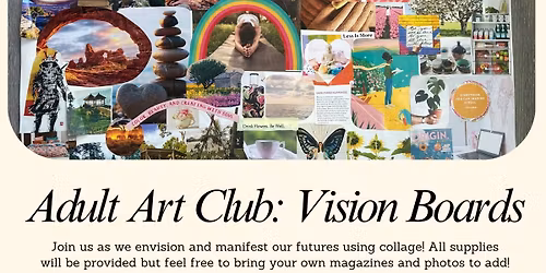 Adult Art Club: Vision Board