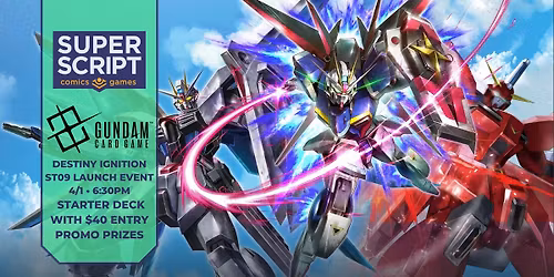 Gundam TCG: ST09 Launch Event