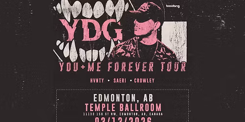 YDG - You + Me Forever Tour - Temple Ballroom