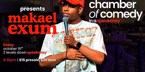 Chamber of Comedy (in a speakeasy) presents Laugh with M.E
