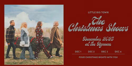 Little Big Town Christmas | Ryman Auditorium