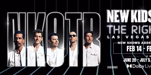 New Kids On the Block at Dolby Live at Park MGM