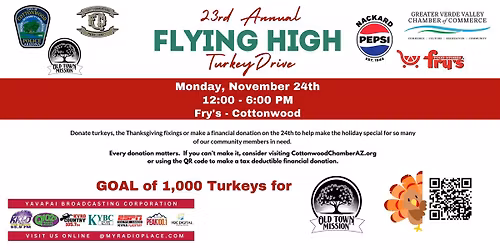 Flying High Turkey Drive- Donation Drive