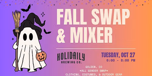 Fall Clothing Swap & Mixer hosted by Outdoors Creative