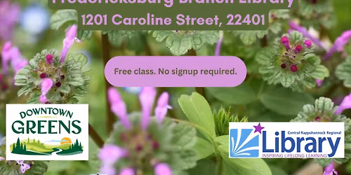 Library Class - Backyard Foraging