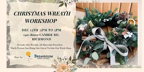 Christmas Wreath Floral Workshop