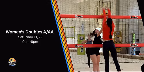 Women's Doubles A\/AA - Saturday 11\/22 @ 4th Ave Beach
