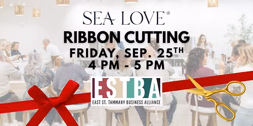 Sea Love Ribbon Cutting
