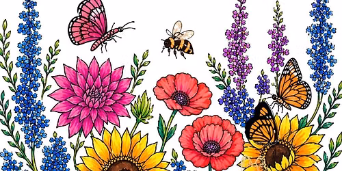 Community Art Event: Bees & Butterflies in Bloom
