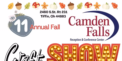 Camden Falls 11th Annual Fall Craft Show!