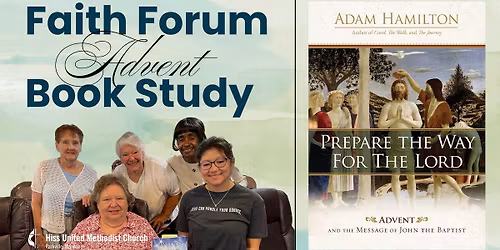 Faith Forum Advent Book Study | Hiss United Methodist Church