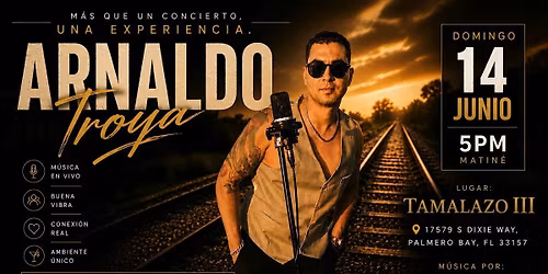 Arnaldo Troya en concierto.