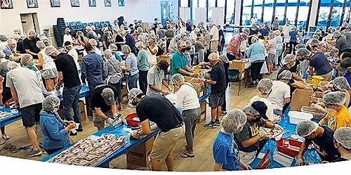 Saint Simon Church & School Food Packing Event