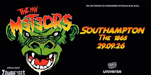 The Meteors | The 1865 | Southampton | 29.09.26