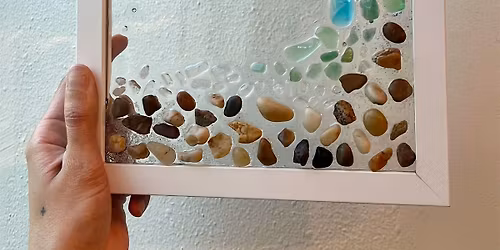 Resin Sea Glass Frame Workshop