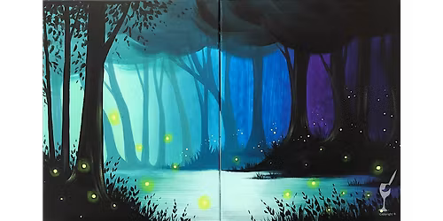 Magical Misty Firefly Forest - Paint and Sip in Denver | Classpop!\u2122