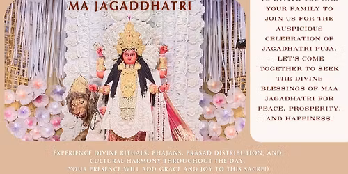 \u201cJagaddhatri Utsav 2025 \u2013 Celebrating 3 Glorious Years in Greater Noida\u201d