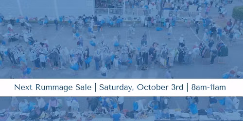 October Rummage Sale