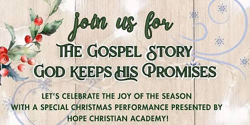 The Gospel Story: God Keeps His Promises