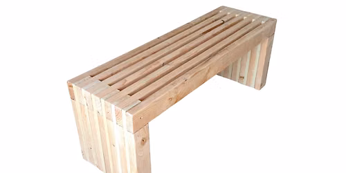 Make Your Own Modern Wooden Slat Bench (workshop over 2 consecutive days)