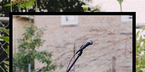 The Garden Open Mic OUTSIDE