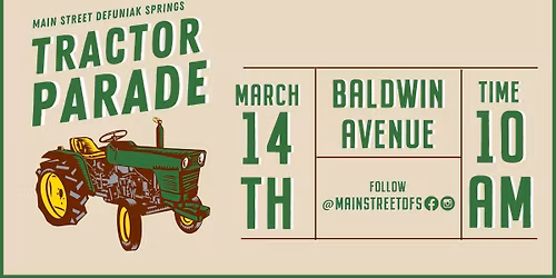 Main Street DeFuniak Springs 5th Annual Tractor Parade