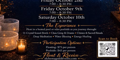 Alchemy Guild Floating Sound Bath September 4th 2026