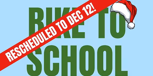 Bike to School Holiday Ride