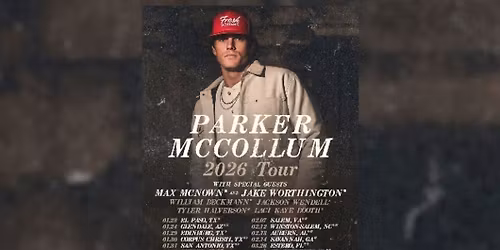 Parker McCollum with Jake Worthington and William Beckmann